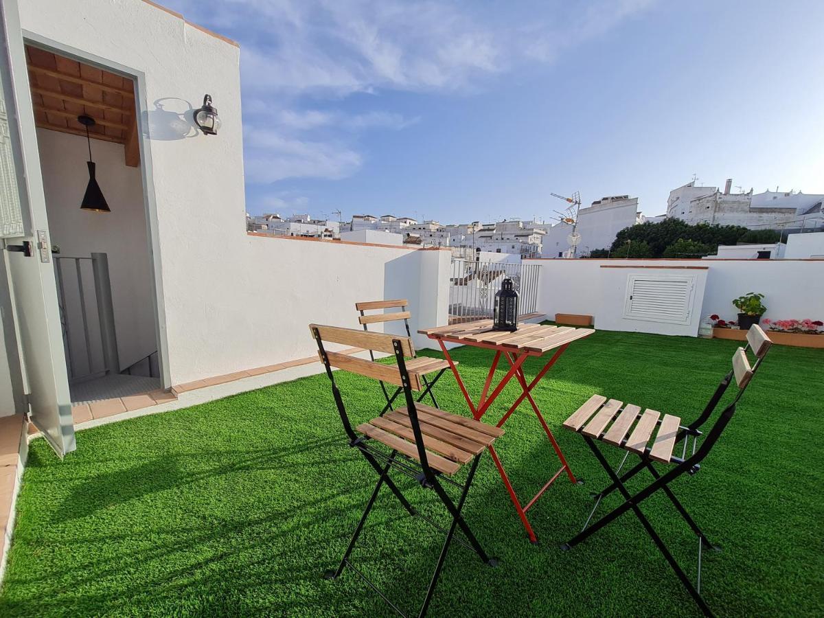 El Aljibe De Cobarrubias, Apartamento 3, Terraza Privada Vejer de la Frontera Exterior foto